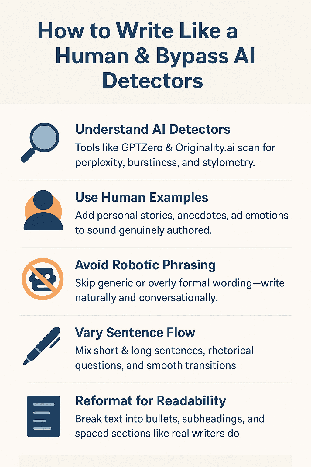 Ultimate Guide to Making AI Generated Content Undetectable in 2025